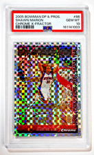 2005Bowman Draft & Pros #86 Shawn Marion Chrome X-Fractor /150 PSA 10 picture