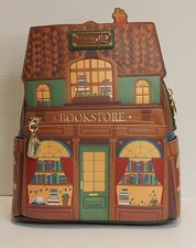 Loungefly Bookstore BAM Exclusive (Books-A-Million) Mini BkPk Glow-in-the-Dark picture