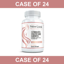24x CASE NEW LOOK Clinical Strength Hair Skin & Nails Vitamin Beauty Skin Care picture
