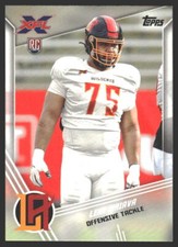 Lene Maiava #52 2020 Topps XFL Los Angeles WildcatsRC Rookie picture