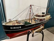 1:35 1.2M Sirius The Adventures Of Tintin Handmade Wooden Ship Model Kit picture