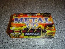 2 PACK Maxell METAL UD 46 TYPE IV NEW Sealed Made in Japan picture