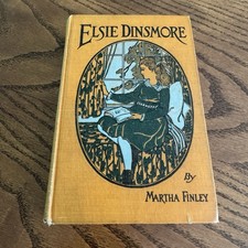Antique 1920s ELSIE DINSMORE By Martha Finley Saalfield Publishing Company picture