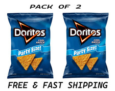 Doritos Cool Ranch Tortilla Snack Chips,Party Size, 14.05 oz Bag (2 PACK) picture