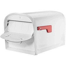 Architectural Mailboxes 6300W-10 Oasis 360 Mailbox, White picture
