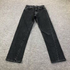Toteme Twisted Seam Straight Jeans Womens 26 Black Charcoal Denim 26x29 Fall picture