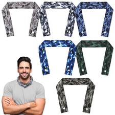 Xuhal 6 Pcs Cooling Neck Wraps Cooling Bandana picture