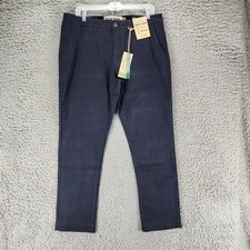 Tailor Vintage Pants Mens 34x30 Blue Stretch Mid Rise Classic Fit *NWT* picture