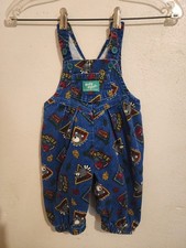 Vintage Oshkosh B Gosh Coruroy Overalls Size 3/6 Months Outdoor Camping Printed picture