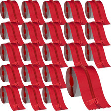 12 Pack Heavy Duty Zipper Door with Plastic Sheeting Cutter,7Ft X 3In Double-Sid picture