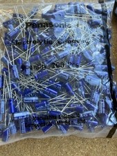 aluminum electrolytic capacitor 4.7uf 50Vdc (200 PCs)Panasonic  picture