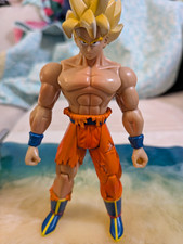 Vintage 2003 Jakks Pacific DBZ Fusion Saga Battle Damaged Super Saiyan Goku 6