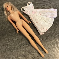 Vintage 1160 Twist N Turn MOD Barbie Doll With Summer Sand Blonde Hair & Dress picture