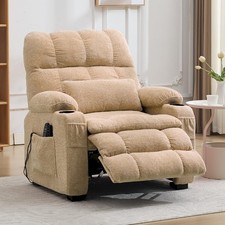 Oversized Power Recliner Chair with Heat & Massage, Electric Reclining Chair picture