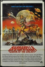 Barbarella R/1977 ORIGINAL 27X41 NM MOVIE POSTER JANE FONDA JOHN PHILLIP LAW picture