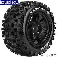 Louise RC LT3297B Mft X-Uphill Sport Monster Truck Tires 24mm Hex Mounted On Bla picture