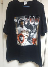 vtg San Francisco Giants #25 Barry Bonds 700th Home Runs T-Shirt Mens XXL GOAT picture