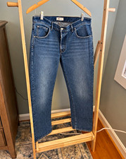 Madewell The Dean Easy Straight Jean in Greendale Wash, size 31. picture