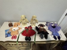 Vintage Muffy Vanderbear lot Hoppy Clothes Accs. GUC NABCO 90s picture