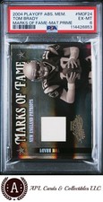 2004 Playoff Tom Brady #MOF24 Absolute Memorabilia Marks Of Fame /25 PSA 6 picture