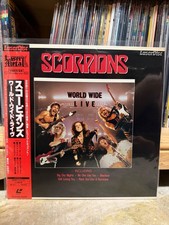 Scorpions World Wide Live Japan LaserDisc LD OBI Metal SM058-3048 NTSC picture
