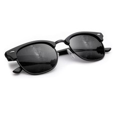 KALIYADI Unisex Polarized Sunglasses Stylish Sun Medium, A01-matte Black  picture