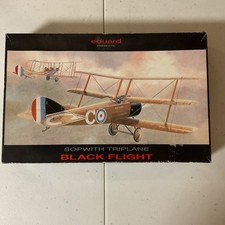 EDUARD 1/48 SCALE SOPWITH TRIPLANE BLACK FLIGHT - New Open Box picture