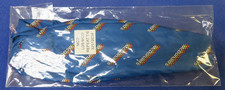  NEW-- Blue Triple Multicolor McDonalds Manager/Employee Womens Neck Tie Scarf picture