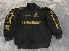 Unisex Adult Lamborghini Jacket Ebroidered Cotton Padded F 1 Racing Jacket picture