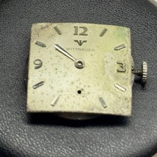 Vintage Wittnauet Watch Co Swiss Watch 17j Mechanical Movement 10BG1 Wheel Spins picture
