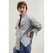 AYR The Tate Button Down Shirt Women’s Size Medium Nocturne picture