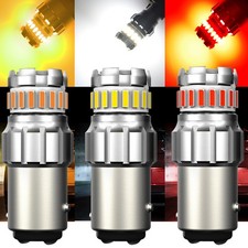 AUXITO 1157 LED Light Bulb White / Red / Amber Anti Hyper Flash Super Bright New picture
