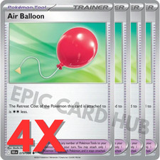 4x Air Balloon 4x - SV: Black Bolt/ASC - Uncommon - Pokemon TCG Playset picture