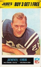 1965 Philadelphia #9 Jimmy Orr Vintage Football Card picture