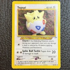 Togepi 56/105 Neo Destiny 2002 Pokemon WOTC Vintage Unlimited MP picture