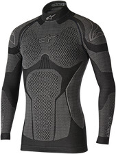 Alpinestars Ride Tech Winter Long-Sleeve Underwear Top Black Gray XL/2XL picture