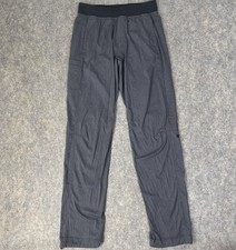 Lululemon Seawall Track Pant 2.0 Mens Medium Gray Striped Gym Activewear Workout picture