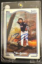 Jose Ramirez Topps x Bob Ross Joy of Baseball #HM-44 Auto 1/1 SSP Fro picture