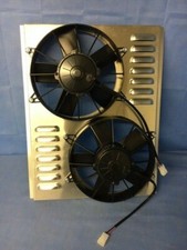 1932 FORD CAR ALUMINUM SHROUD WITH 2 SPAL FANS 30102057 picture