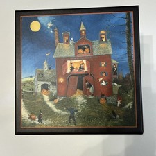 Vintage Bob’s  Boxes Set Of 4 Nesting Jolly Halloween Artist Linda Nelson Stocks picture