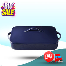 [FASH SALE] Williams Sonoma Essential Rectangular Baker 3.75 Qt Covered Blue picture