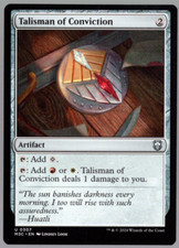 Talisman of Conviction 0307 Uncommon Non Foil Modern Horizons 3 MTG Near Mint picture