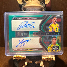 Panini 2025-26 Select Colombia Pairings Rodriguez/Falcao SP-FR Green /3 Auto picture