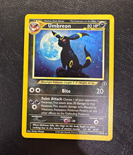 Umbreon 13/75 Neo Discovery Holo Rare Holo Unlimited English 80 HP Stage 1 picture
