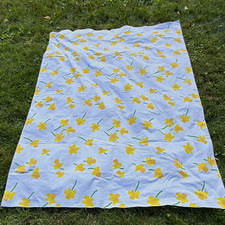  Vintage Marimekko Daffodil Tablecloth Fallani & Cohn 1970s Rare 58 x 82 picture