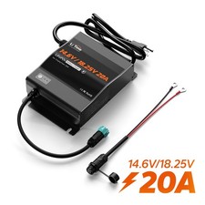 Refurbished LiTime 20A Waterproof Charger Mountable for 12V 16V LiFePO4 Battery picture