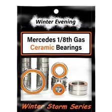 Tamiya Mercedes 1/8th Gas | Stainless + Ceramic Bearing Kit picture