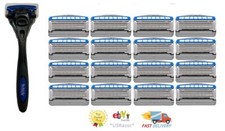 16 Schick Hydro 5 Razor Blades Refills Genuine Cartridges + Hydro5 Shaver Handle picture