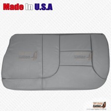 1995-1997 Chevy Tahoe Suburban 2nd Row Driver Bottom Genuine Lthr. Cover In Gray picture