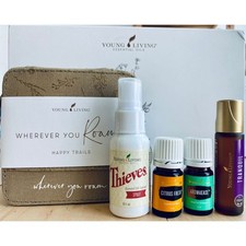 Young Living Wherever You Roam Essential Oil Travel Collection - NEW SEALED picture